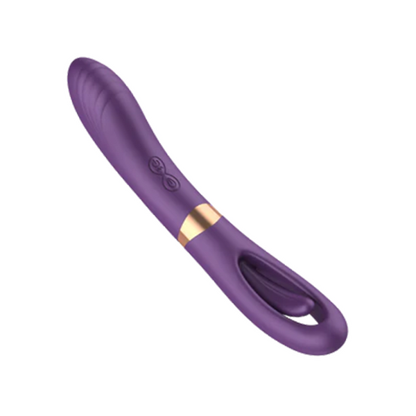 Flappende G-punkts vibrator med klitorisstimulering og vibration