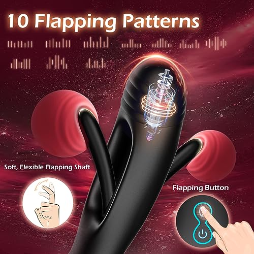 Prostata Massager med 10 Flap- & Vibrationsindstillinger