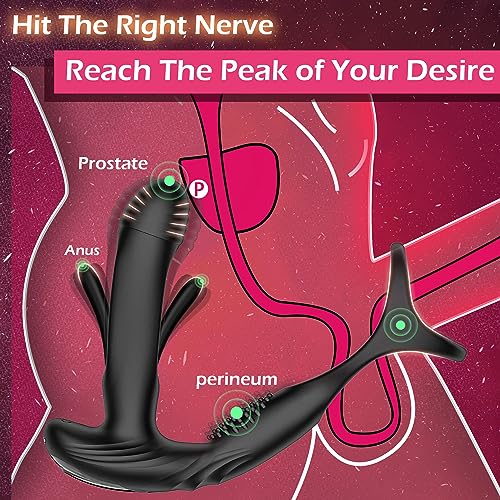 Prostata Massager med 10 Flap- & Vibrationsindstillinger