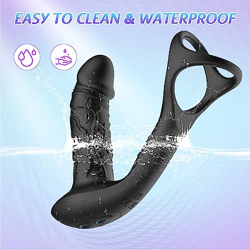 Prostata Massager med 9 Vibrationsindstillinger & Vrikbevægelser
