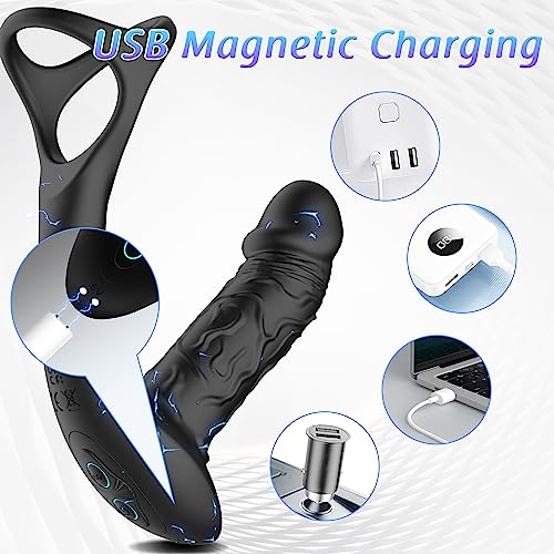 Prostata Massager med 9 Vibrationsindstillinger & Vrikbevægelser
