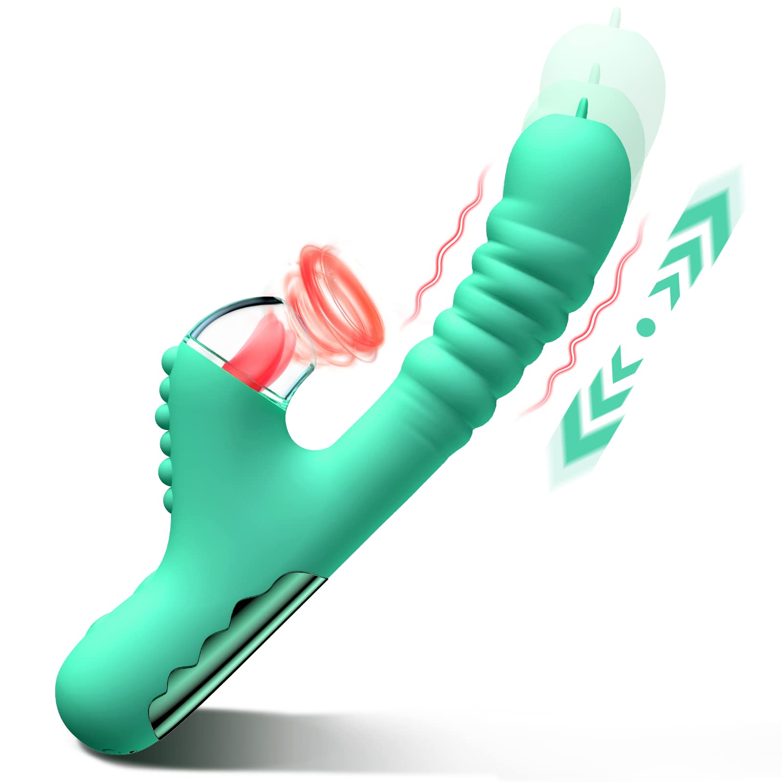 G-punkt Vibrator med Stød- & Sugedesign