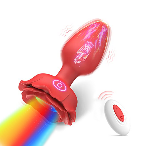 LED Vibrerende Buttplug med 10 Vibrationstilstande