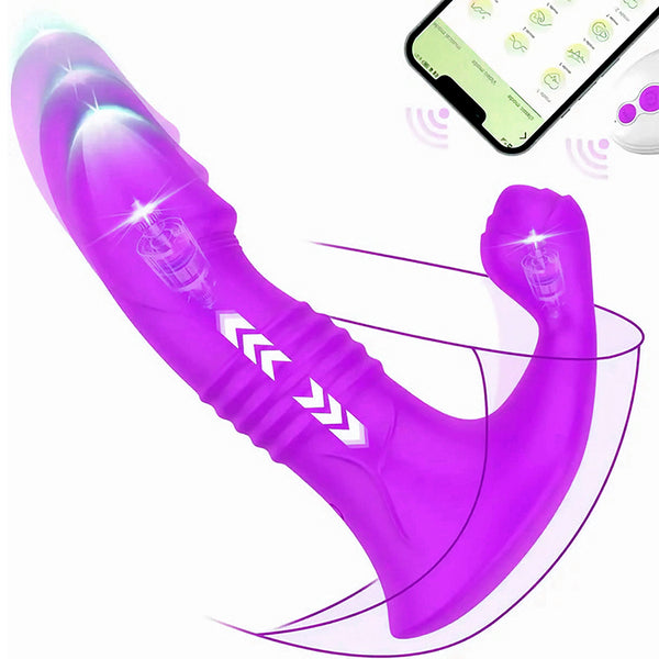 Bluetooth-styret Thrusting Vibrator