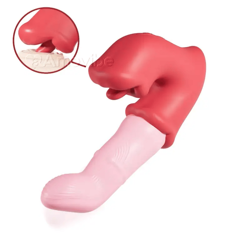 G-Spot & Clit Vibrator – Tongue Licking Action, Waterproof