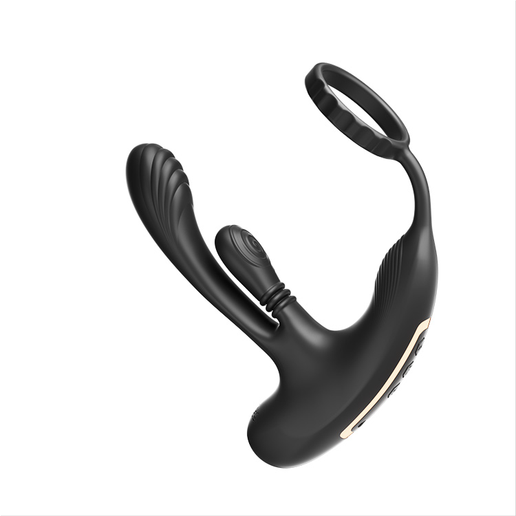 Prostata Stimulator med Roterende Funktion og Tredobbelt Vibration