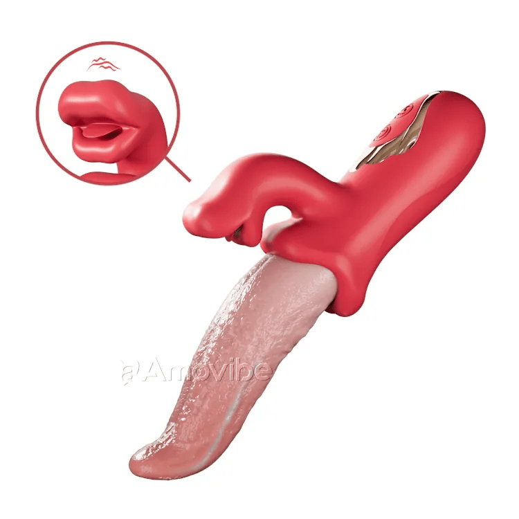 Oscillerende Tungevibrator – Drilende og Vuggende Stimulation