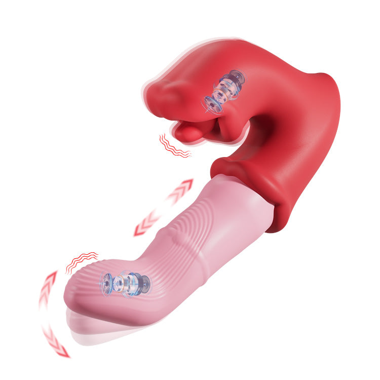 G-Spot & Clit Vibrator – Tongue Licking Action, Waterproof