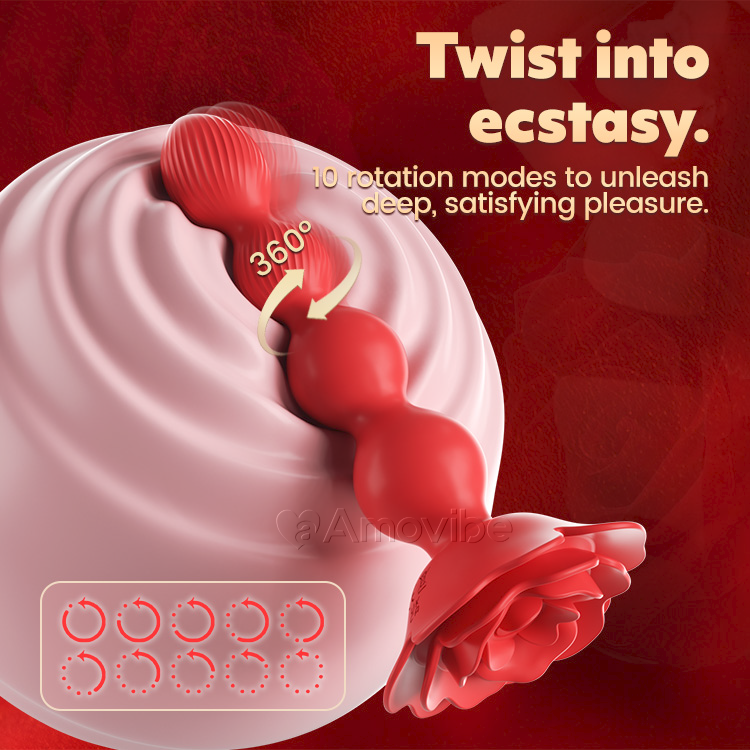 Rotating & Vibrating Anal Beads