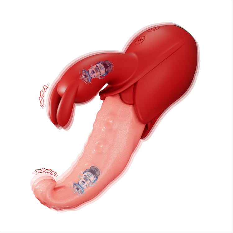 Tongue Vibrator 10 Modes, Dual Stimulation, Whisper-Quiet