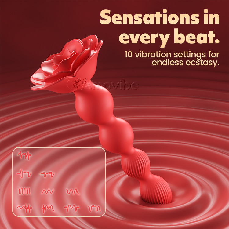 Rotating & Vibrating Anal Beads
