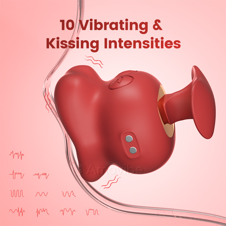 Finger Grip Vibrator med 10 Kys & Vibrationer