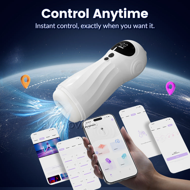 Automatisk Mandlig Masturbator – Sug og Vibration, App-kontrol
