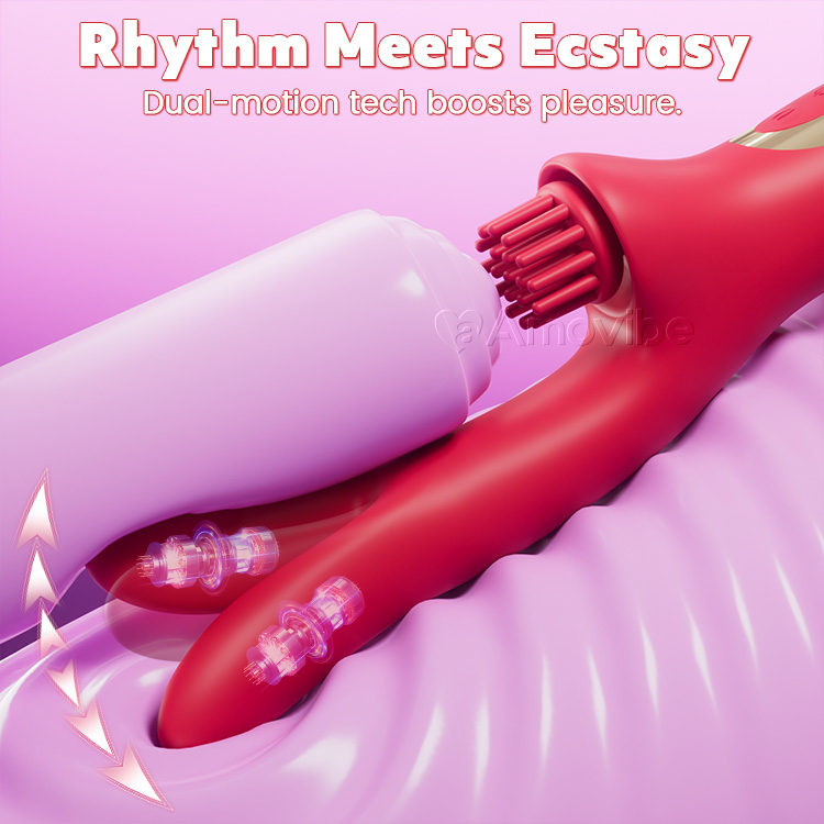Sensuel Kom-Her Kanin Vibrator med Kildende Vibration
