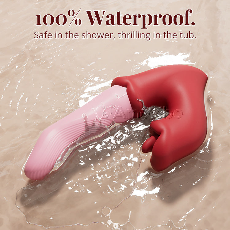 G-Spot & Clit Vibrator – Tongue Licking Action, Waterproof