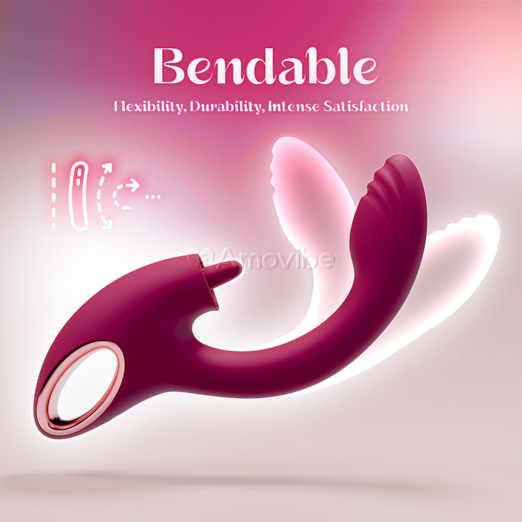 G Spot Vibrator with Dual-licking Function