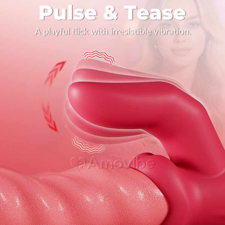 Peristaltisk Skubbende Vibrator – Drejende, Klitorisstimulation, Vandtæt