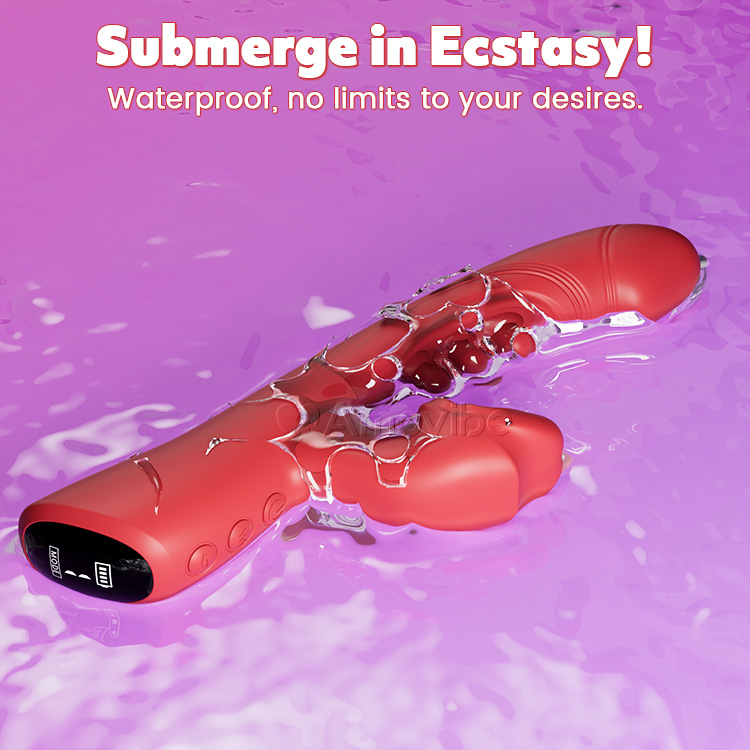 Kysse- & Triple-Tap Vibrator – Klitoris- & G-Punkt Stimulation