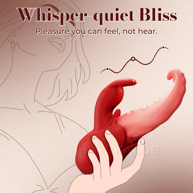 Tongue Vibrator 10 Modes, Dual Stimulation, Whisper-Quiet