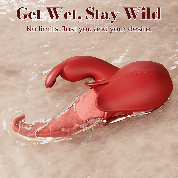Tongue Vibrator 10 Modes, Dual Stimulation, Whisper-Quiet