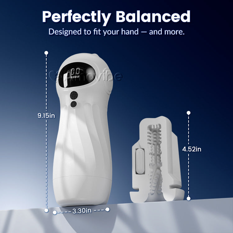 Automatisk Mandlig Masturbator – Sug og Vibration, App-kontrol