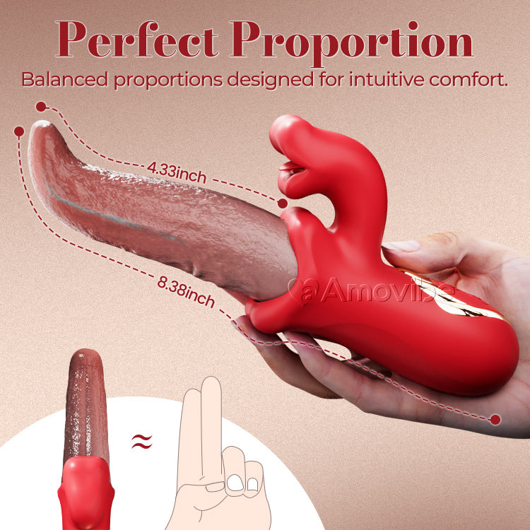 Oscillerende Tungevibrator – Drilende og Vuggende Stimulation