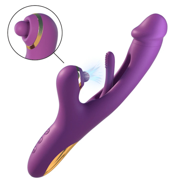 G-Pro2 Vibrator med klap, vibration og klitoris